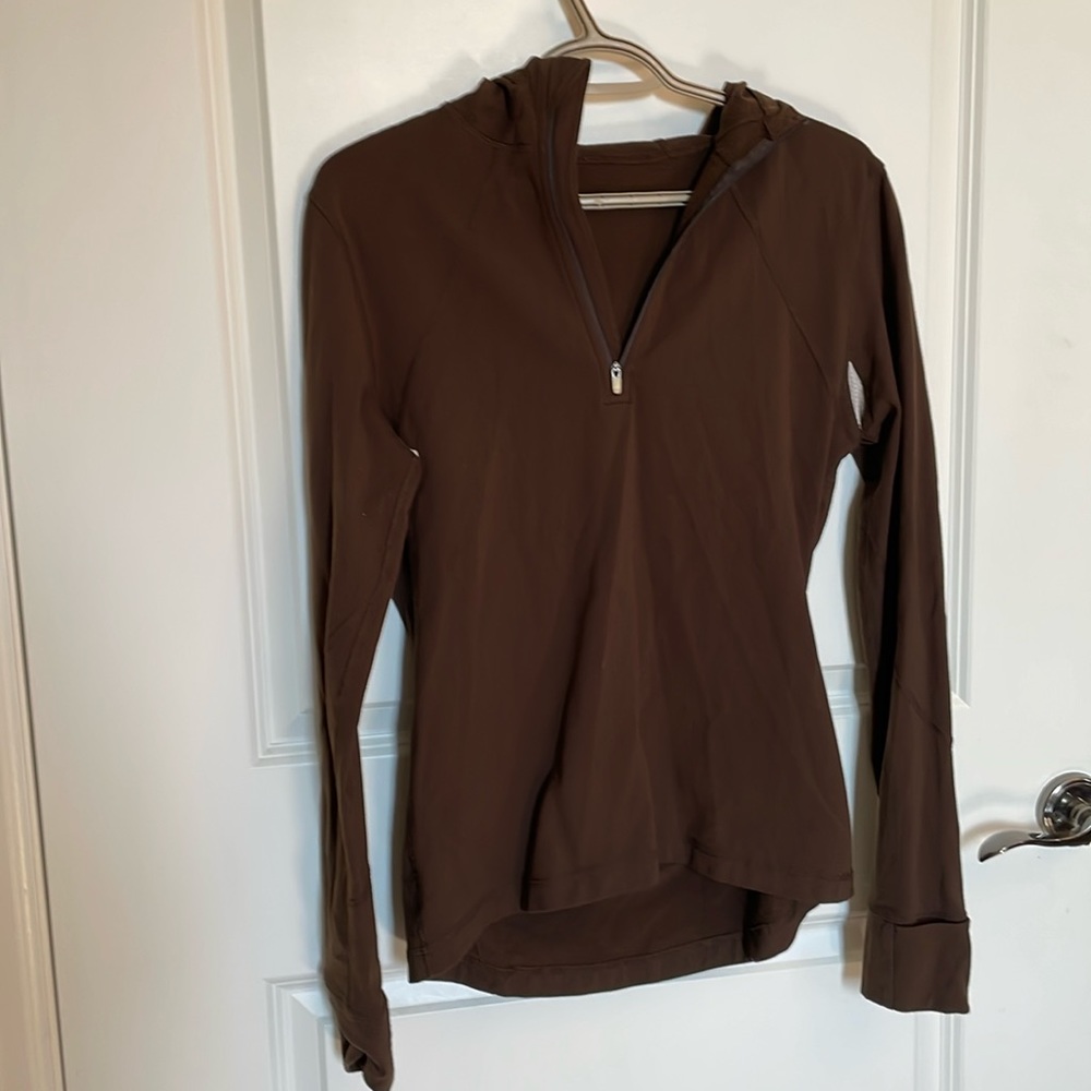 Size 8 brown Lululemon pullover